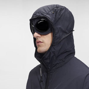 Cp Company G.D.P Polartec Goggle Jacket In Navy