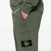 Load image into Gallery viewer, Stone Island Cotton Fleece Joggers In Khaki
