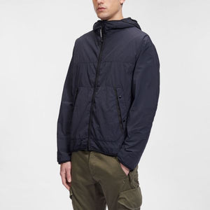 Cp Company G.D.P Polartec Goggle Jacket In Navy