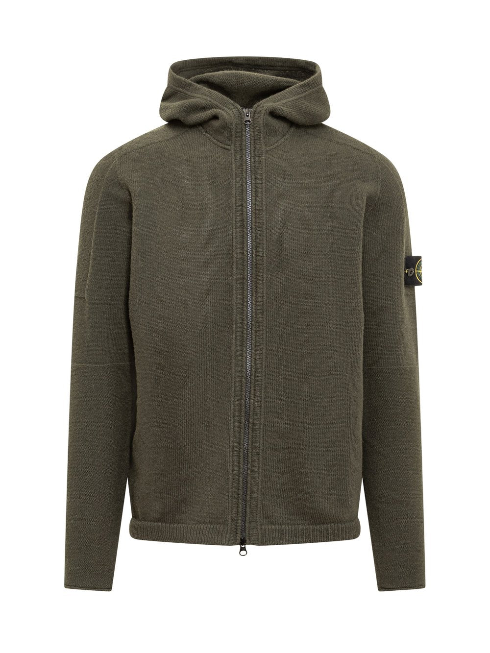 Stone island wool hoodie on sale