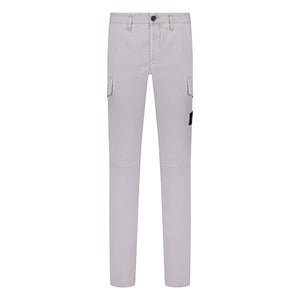 Stone Island Old Effect Skinny Fit Cargo Pants in Dust Grey