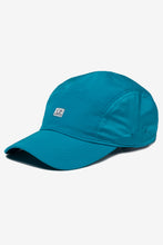 Load image into Gallery viewer, Cp Company Flatt Nylon 5 Panel Patch Logo Cap In Tile Blue
