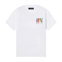 Load image into Gallery viewer, Amiri Drip Rainbow Logo T-Shirt White
