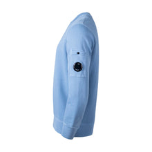 Load image into Gallery viewer, Cp Company Brushed Emerized Resist Dyed Lens Sweatshirt In Riviera Blue
