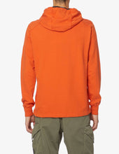 Load image into Gallery viewer, Cp Company Light Fleece Lens Overhead Hoodie In Harvest Pumpkin (Pre-Order: Due Approx. 28th Feb)
