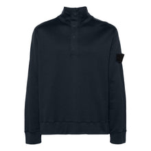 Load image into Gallery viewer, Stone Island Ghost High Neck Sweatshirt In Navy
