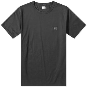 Cp Company Mercerised Cotton Patch Logo T-Shirt 352A Black