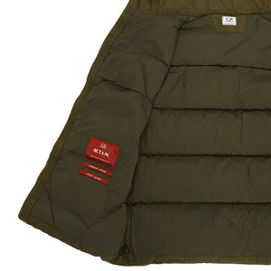 Cp Company Junior Lens Padded Gilet Ivy Green