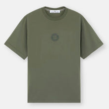 Load image into Gallery viewer, Stone Island Compass Rubber Logo T-Shirt In Khaki
