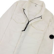 Load image into Gallery viewer, Cp Company Gabardine Lens Shirt In White
