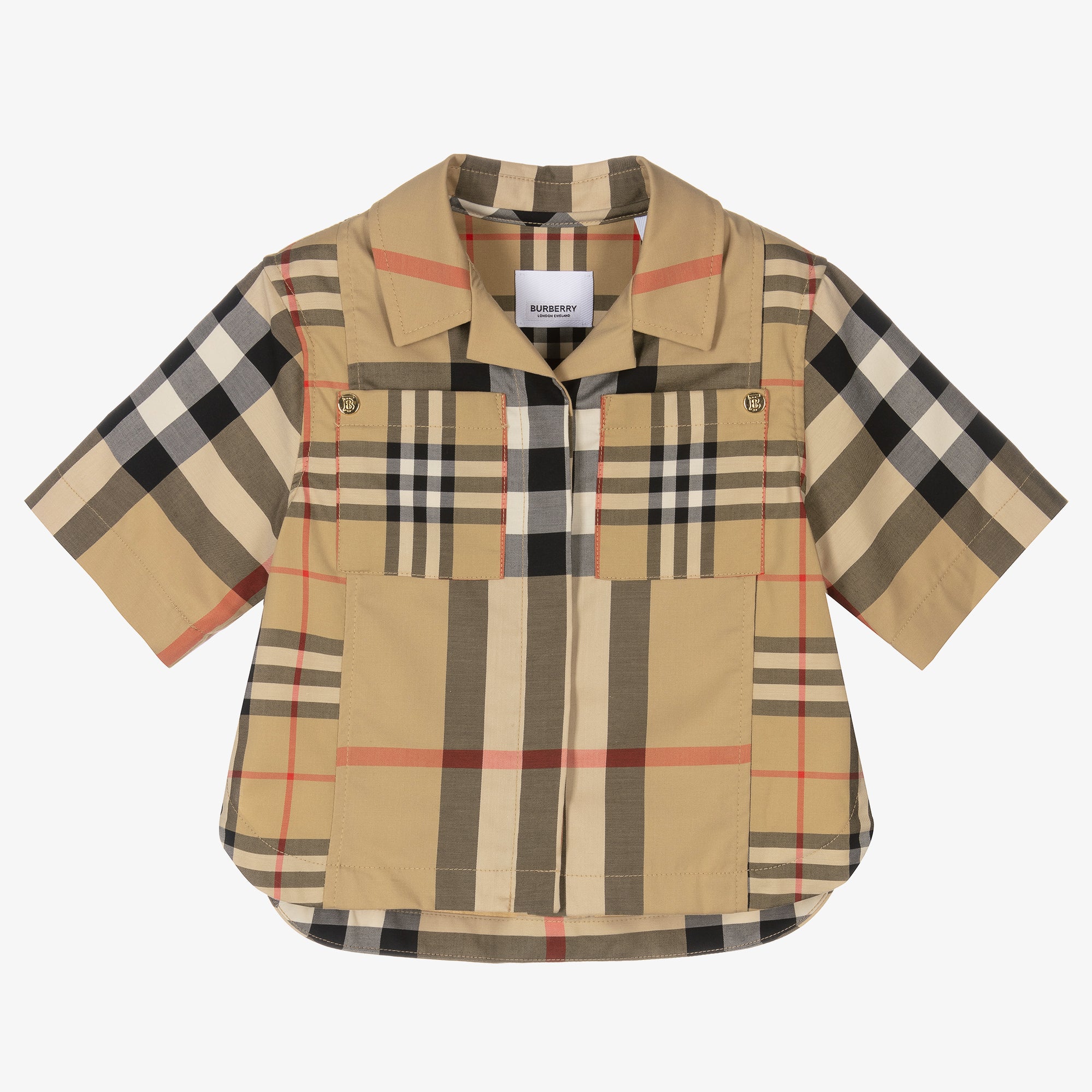 Burberry shirt junior best sale