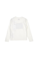 Load image into Gallery viewer, Cp Company Junior Long Sleeved Stamp Logo T-Shirt in White
