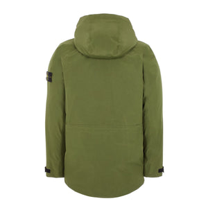 Stone Island 3L Gore-Tex Down Jacket in Olive