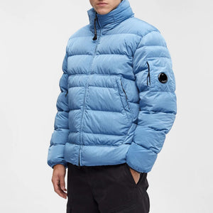 Cp Company Chrome R Padded Down Jacket in Riviera Blue