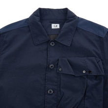 Load image into Gallery viewer, Cp Company Taylon P Button Up Overshirt in Navy
