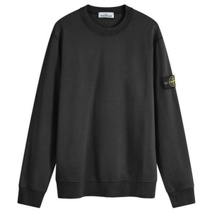 Stone Island Cotton Lens Sweatshirt In Grey