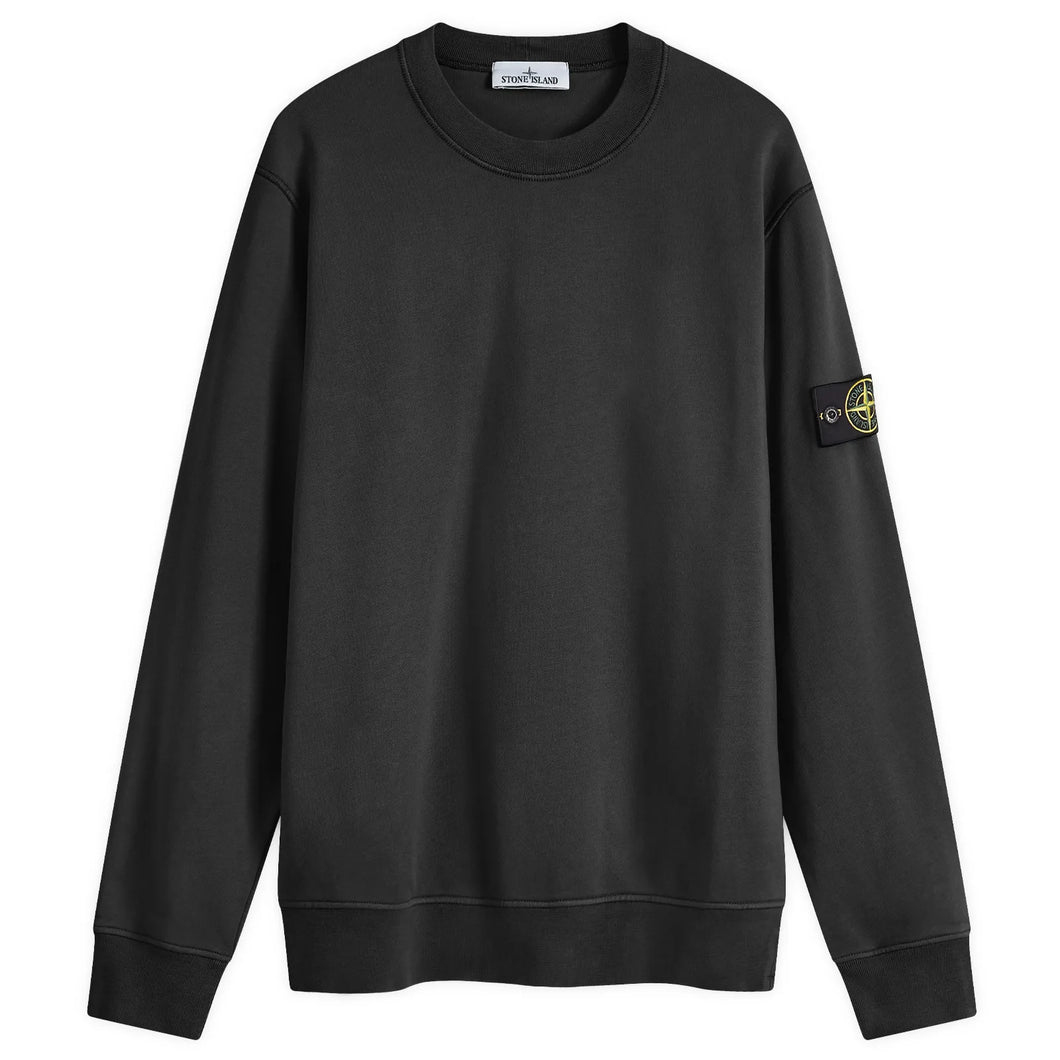 Stone Island Cotton Lens Sweatshirt In Grey