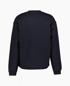 Stone Island Marina Printed Logo Sweatshirt in Navy