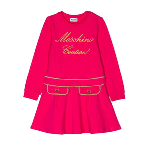 Moschino Junior Couture Dress in Pink