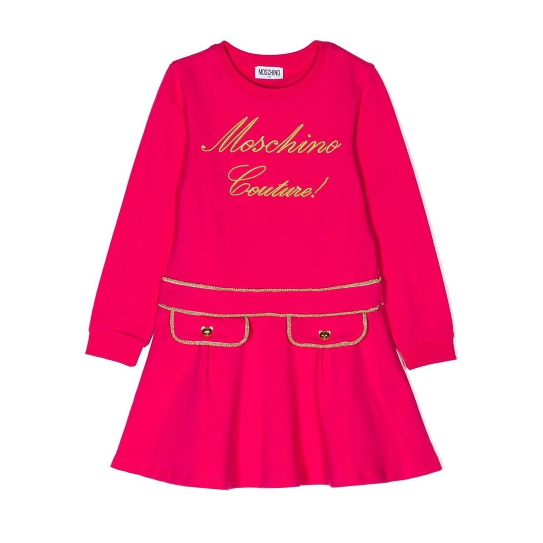 Moschino Junior Couture Dress in Pink