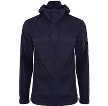 Load image into Gallery viewer, Cp Company Gabardine Hooded Lens Overshirt Navy
