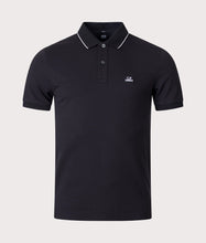 Load image into Gallery viewer, Cp Company Stretch Piquet Slim Fit Polo Shirt in Black (Pre-Order: Due Approx. 28th Feb)
