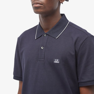 Cp Company Regular Fit Polo Shirt In Navy (Pre-Order: Due Approx. 28th Feb)