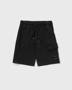 Cp Company Light Fleece Lens Shorts Black (Pre-Order: Due Approx. 28th Feb)