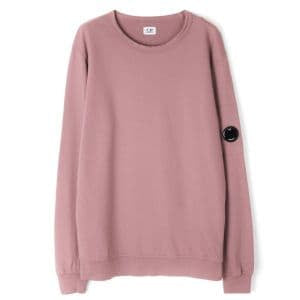 Cp Company Light Fleece Lens Sweatshirt in Cedar Wood (Pre-Order: Due Approx. 28th Feb)