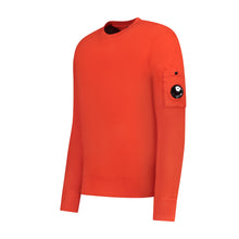 Load image into Gallery viewer, Cp Company Brushed Emerized Resist Dyed Lens Sweatshirt in High Risk Red (Pre-Order: Due Approx. 28th Feb)
