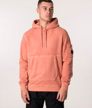 Load image into Gallery viewer, Cp Company Garment Dyed Overhead Lens Hoodie In Cedar Wood (Pre-Order: Due Approx. 28th Feb)
