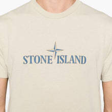 Load image into Gallery viewer, Stone Island Compass Big Logo T-Shirt In Stucco
