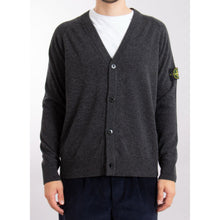 Load image into Gallery viewer, Stone Island RWS Wool Cardigan In Charcoal
