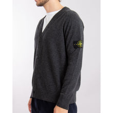 Load image into Gallery viewer, Stone Island RWS Wool Cardigan In Charcoal
