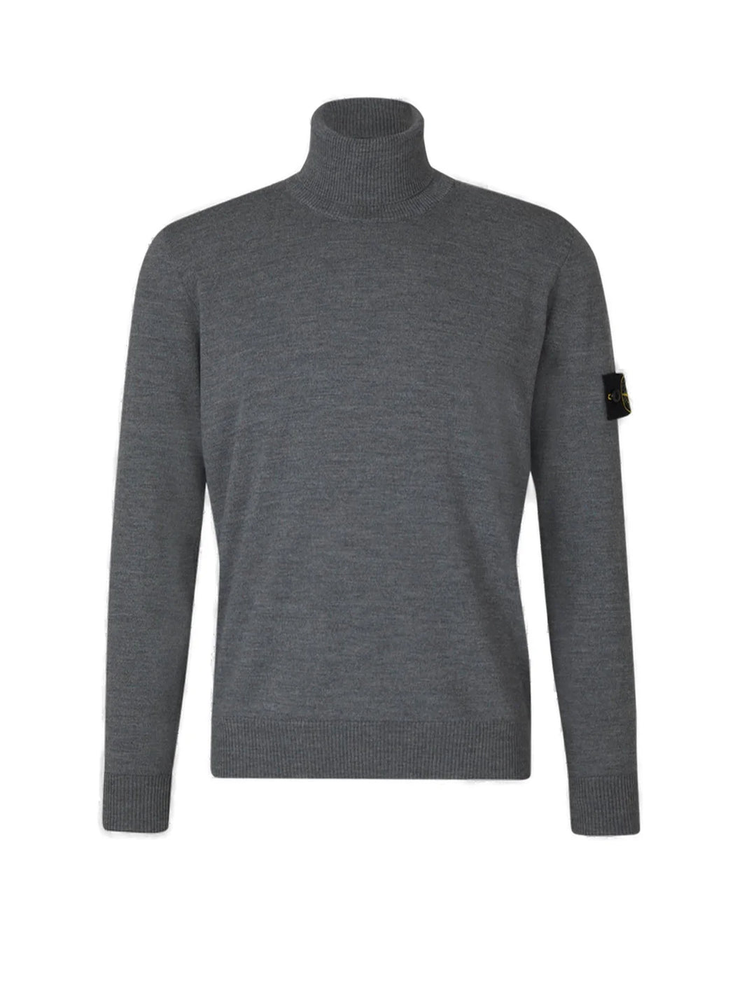 Stone Island Light Knit Roll Neck Sweatshirt 525C4 Grey