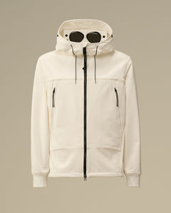 Cp Company A/W Lined Goggle Soft Shell-R In Pelican (Pre-Order: Due Approx. 28th Feb)