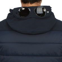 Load image into Gallery viewer, Cp Company Mixed Shell-R Goggle Gillet In Navy ( Pre Order Due 19th Nov )
