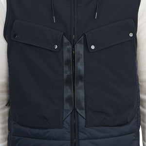 Cp Company Mixed Shell-R Goggle Gillet In Navy ( Pre Order Due 19th Nov )