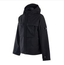 Load image into Gallery viewer, Cp Company A/W Shell-R Lens Chest Pocket Jacket In Black
