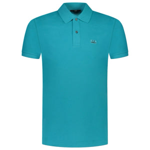 Cp Company Slim Fit Polo Shirt 098A Tile Blue