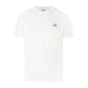 Cp Company Pocket Logo T-Shirt 315A White