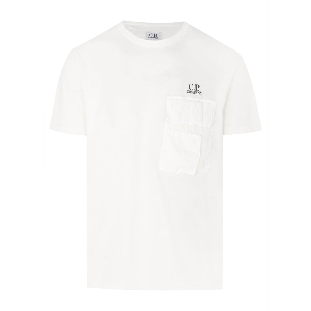 Cp Company Pocket Logo T-Shirt 315A White