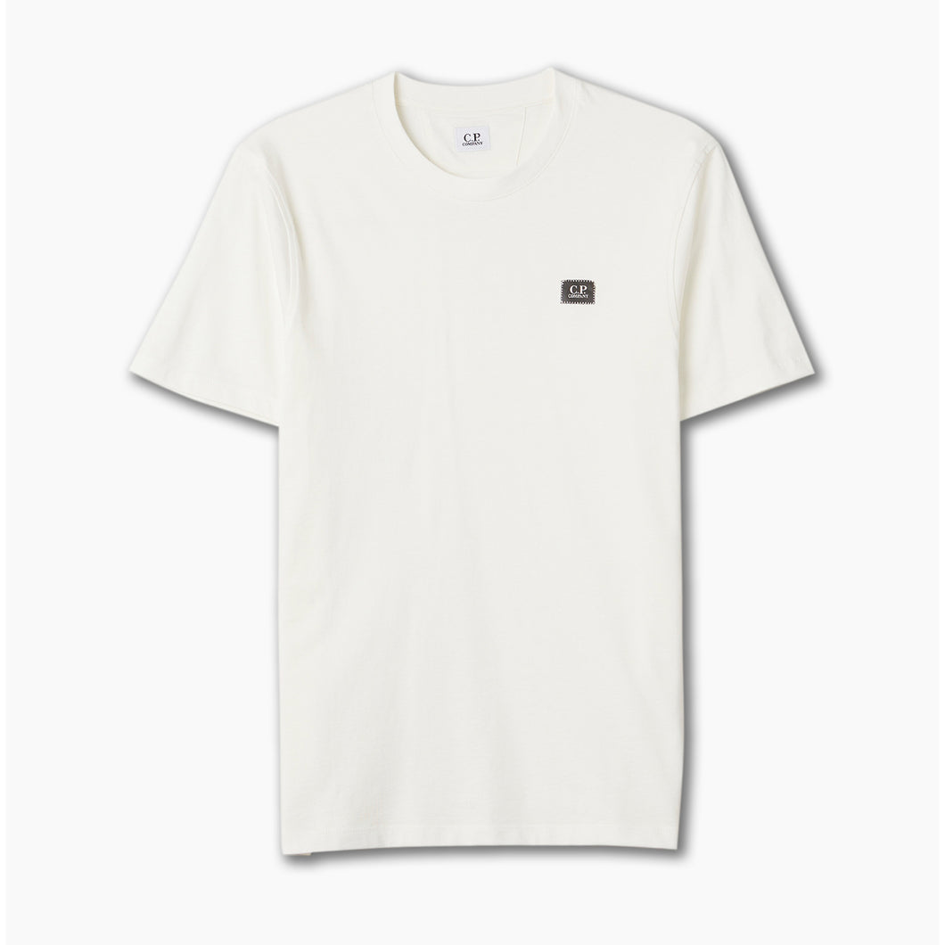 Cp Company 30/1 Jersey Small Logo T-Shirt White