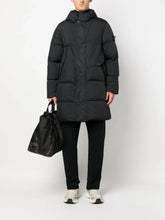 Load image into Gallery viewer, Stone Island Garment Dyed Crinkle Reps R-Ny Down Coat in Black
