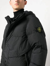 Load image into Gallery viewer, Stone Island Garment Dyed Crinkle Reps R-Ny Down Coat in Black
