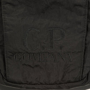 Cp Company Nylon B Logo Backpack In Black