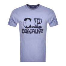 Load image into Gallery viewer, Cp Company Blurry Logo T-Shirt in Cosmic Sky
