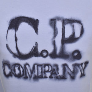 Cp Company Blurry Logo T-Shirt in Cosmic Sky