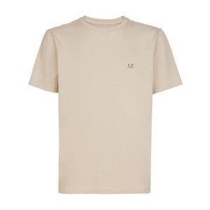 Cp Company 30/1 Jersey Goggle Logo T-Shirt Cobblestone