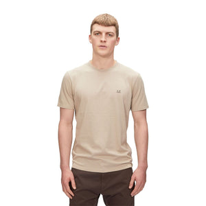 Cp Company 30/1 Jersey Goggle Logo T-Shirt Cobblestone